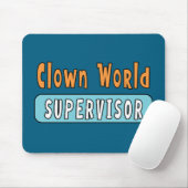 Clown Wereld Supervisor Muismat (Met muis)