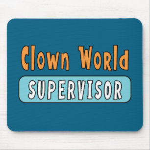 Clown Wereld Supervisor Muismat