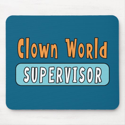 Clown Wereld Supervisor Muismat (Voorkant)