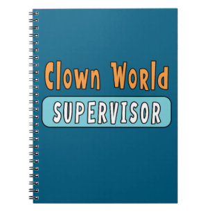 Clown Wereld Supervisor Notitieboek