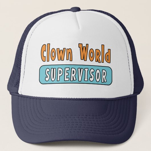 Clown Wereld Supervisor Trucker Pet (Voorkant)