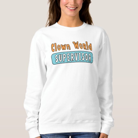 Clown Wereld Supervisor Trui (Voorkant)