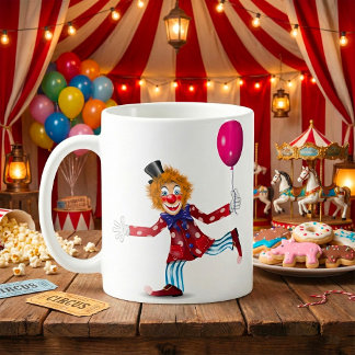 Clown With A Balloon Mug Koffiemok