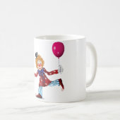 Clown With A Balloon Mug Koffiemok (Voorkant rechts)