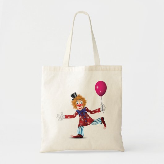 Clown With A Balloon Tote Bag (Voorkant)