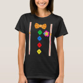 Clown with Bow Tie Group Costume Carnival T-shirt (Voorkant)