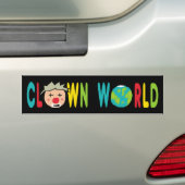 Clown World Bumpersticker (Op auto)