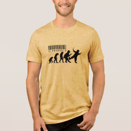 Clown World Evolutie Parodie Tri-Blend Shirt