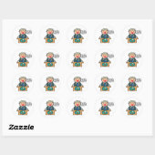 Clown World Honk Honk Ronde Sticker (Vel)
