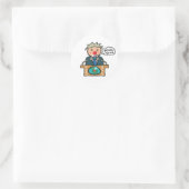 Clown World Honk Honk Ronde Sticker (Tas)