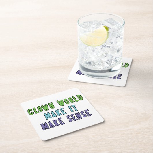 Clown World Kartonnen Onderzetters (Insitu)