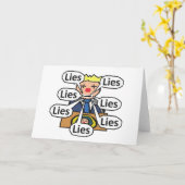 Clown World Lies Kaart (Gele Bloem)