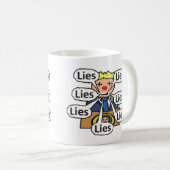 Clown World Lies Koffiemok (Voorkant rechts)