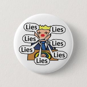 Clown World Lies Ronde Button 5,7 Cm