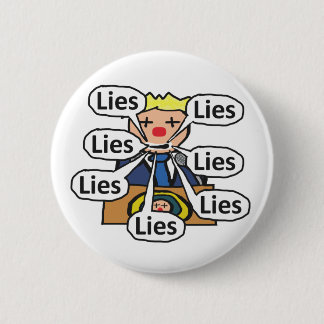 Clown World Lies Ronde Button 5,7 Cm