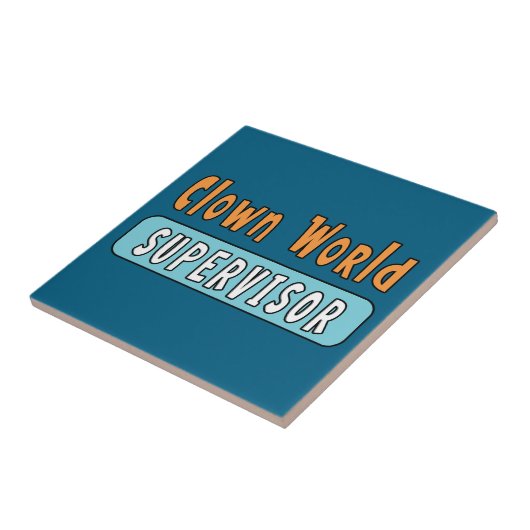 Clown World Supervisor Tegeltje (Zijkant)
