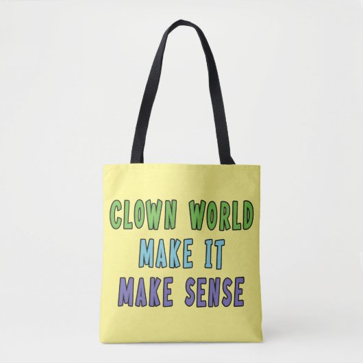 Clown World Tote Bag (Voorkant)