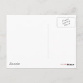 Clown, Zebu en Peacock Circus Poster Briefkaart (Achterkant)