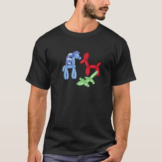 Clowncore Clown Ballondieren   T-shirt (Voorkant)