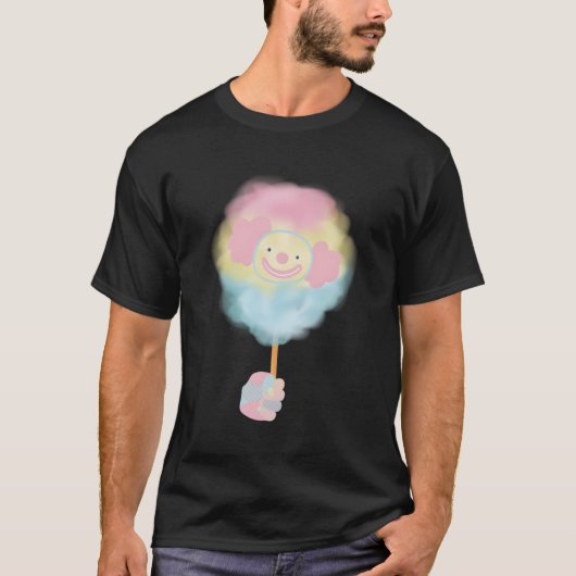Clowncore Clown Katoen Snoep T-shirt (Voorkant)