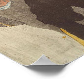 Clownesse in de Rouge, 1897 Poster (Hoek)