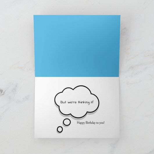 Clownfish 80e verjaardag Humor Kaart (Binnen)