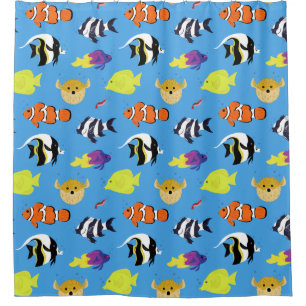 Clownfish and Friends Douchegordijn