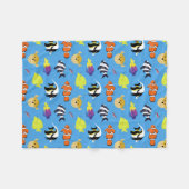 Clownfish and Friends Fleece Deken (Voorkant (Horizontaal))