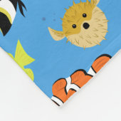 Clownfish and Friends Fleece Deken (Hoek)