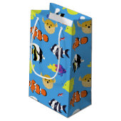 Clownfish and Friends Klein Cadeauzakje (Achterkant Gekanteld)