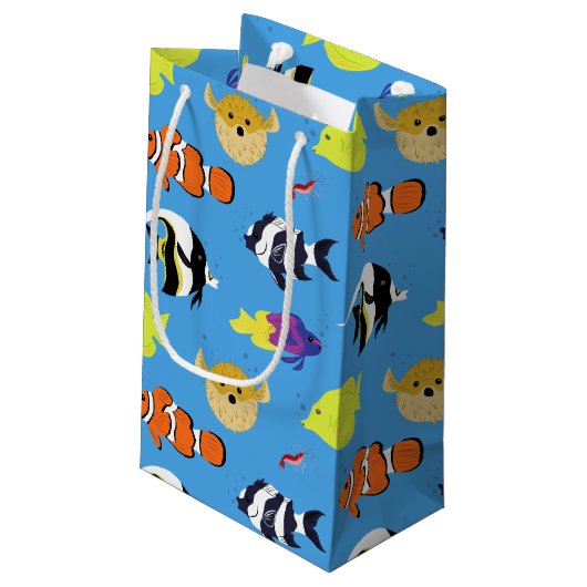 Clownfish and Friends Klein Cadeauzakje (Achterkant Gekanteld)