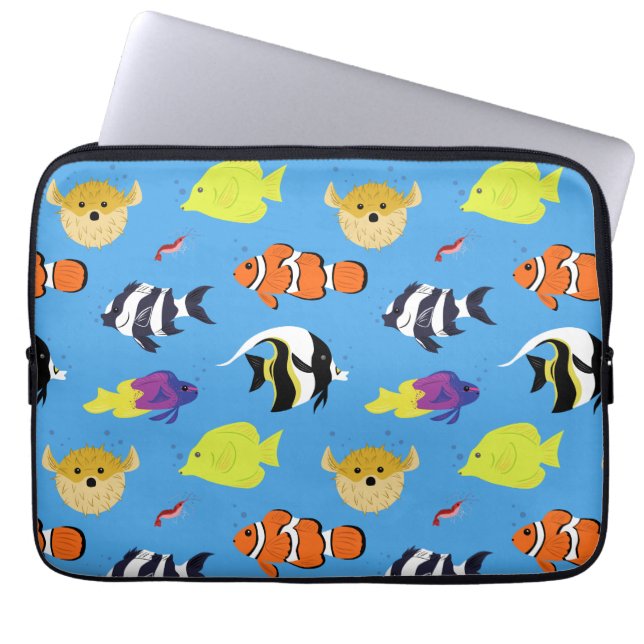 Clownfish and Friends Laptop Sleeve (Voorkant)