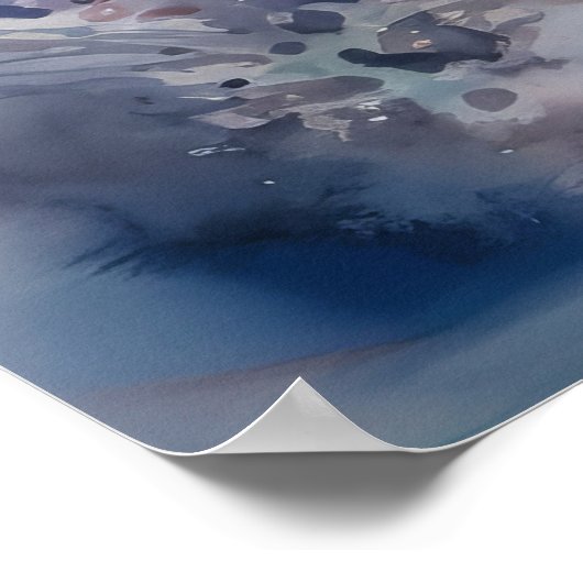 Clownfish Anemone Reef Waterverf Print (Hoek)