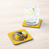 Clownfish - Close-up! Rond fotografisch ontwerp | Bier Onderzetter (Rechterzijde)