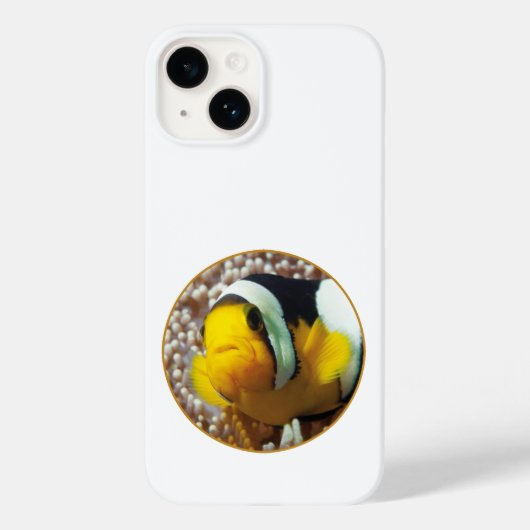 Clownfish - Close-up! Rond fotografisch ontwerp | Case-Mate iPhone Case (Achterkant)