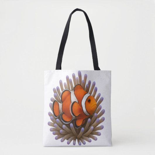 Clownfish & Cosy Coral Tote Bag (Voorkant)