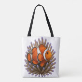 Clownfish & Cosy Coral Tote Bag (Achterkant)