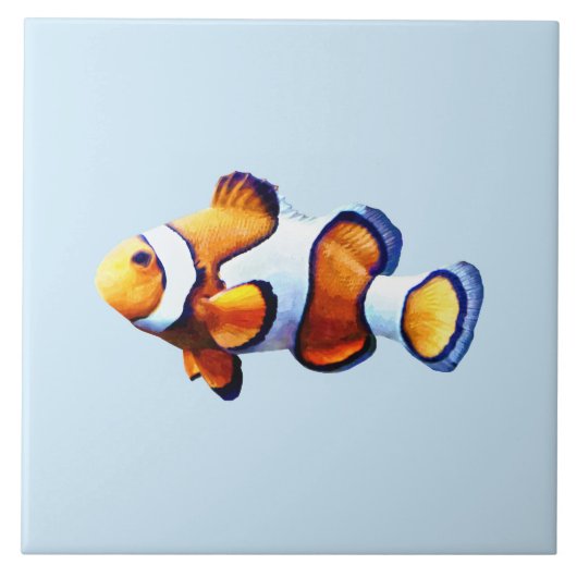 Clownfish Cutout Tegeltje (Voorkant)