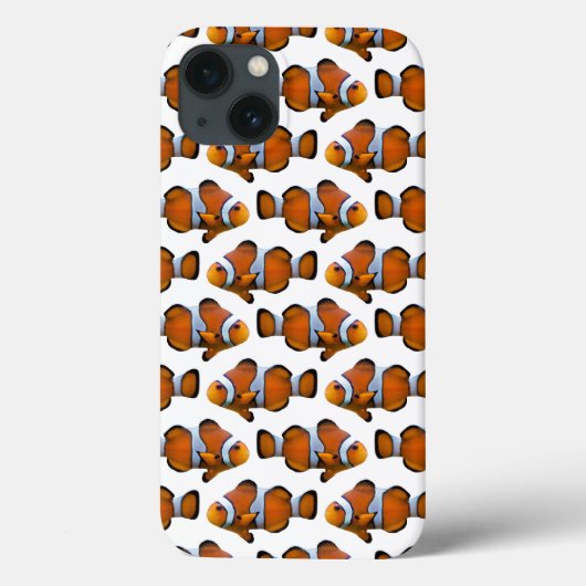 Clownfish Frenzy iPad Hoes (Wit) (Achterkant)
