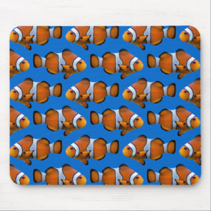 Clownfish Frenzy Mousemat (blauw) Muismat
