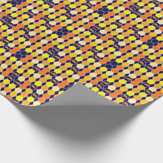 Clownfish Hand getrokken kunst Cadeaupapier (Hoek)