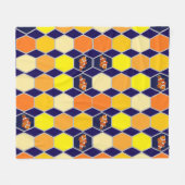 Clownfish Hand getrokken kunst Fleece Deken (Voorkant (Horizontaal))