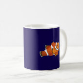 Clownfish Hand getrokken kunst Koffiemok (Voorkant rechts)