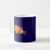 Clownfish Hand getrokken kunst Koffiemok (Voorkant links)