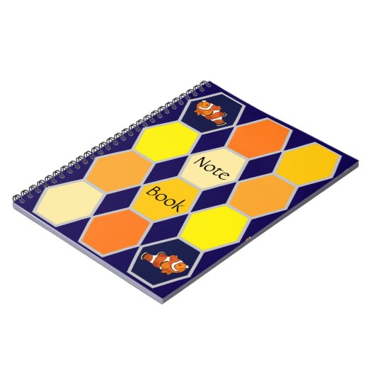 Clownfish Hand getrokken kunst Notitieboek (Linkerzijde)