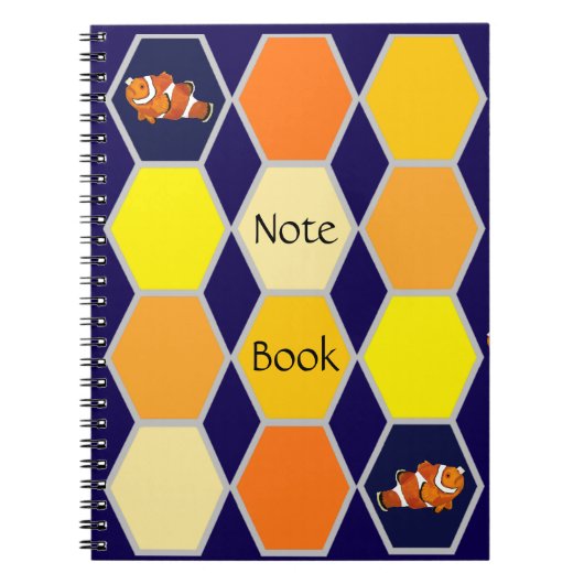 Clownfish Hand getrokken kunst Notitieboek (Voorkant)