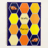 Clownfish Hand getrokken kunst Planner (Voorkant)