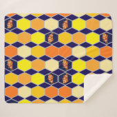 Clownfish Hand getrokken kunst Sherpa Deken (Voorkant (horizontaal))