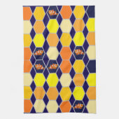 Clownfish Hand getrokken kunst Theedoek (Verticaal)