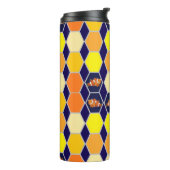 Clownfish Hand getrokken kunst Thermosbeker (Gedraaid links)